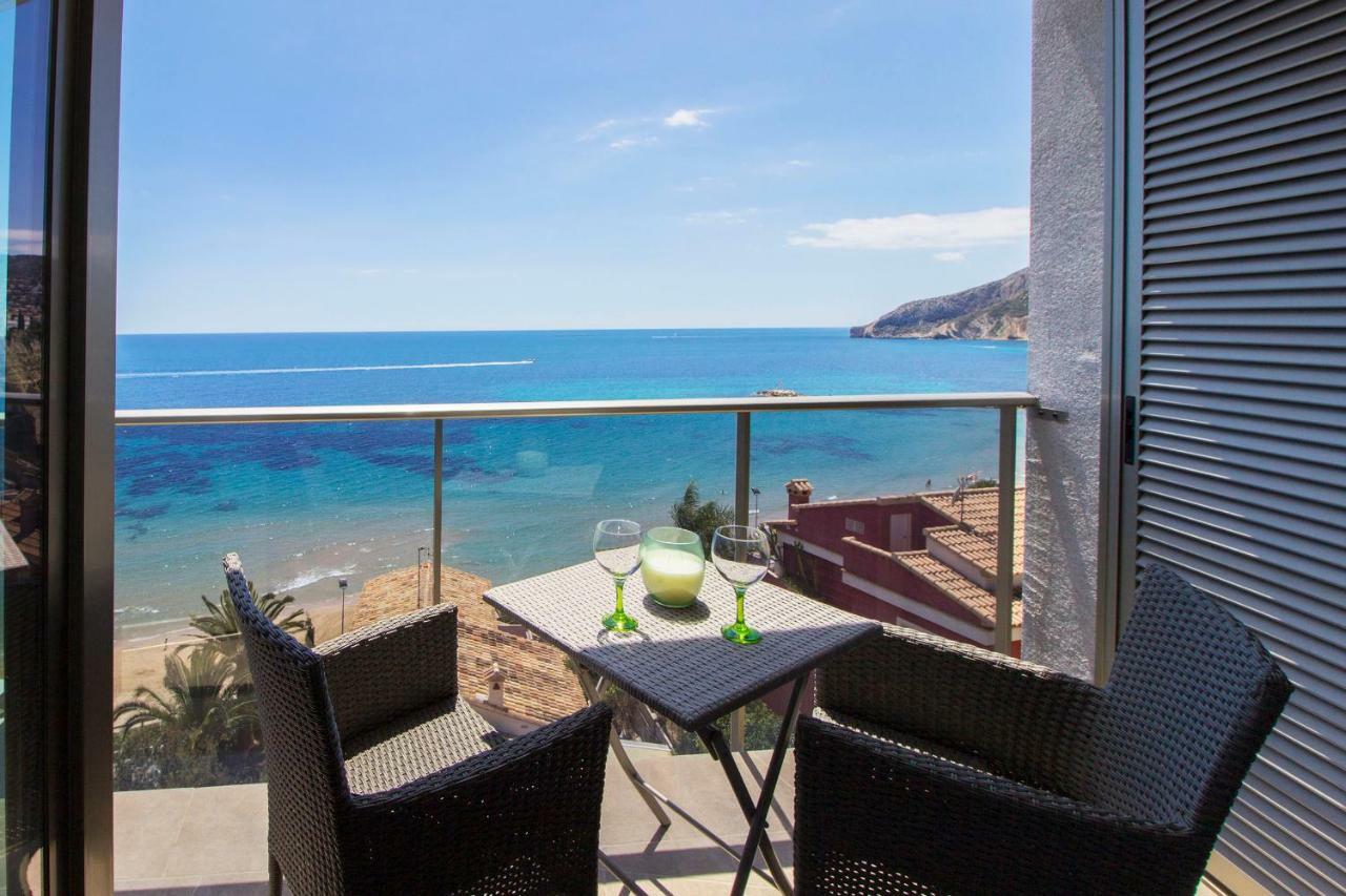 Beautiful Frontline Apartment Melioria With Panoramic Seaview Calpe Exterior foto