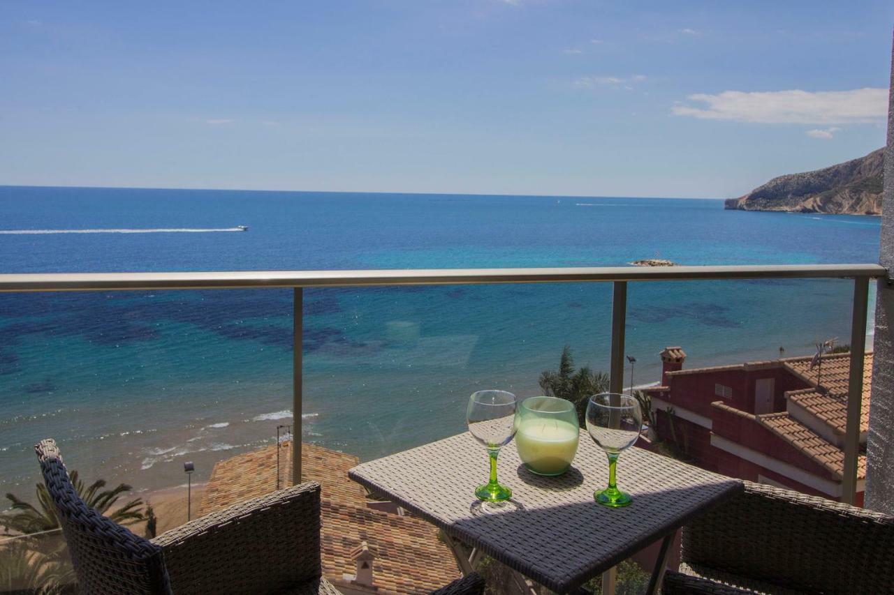 Beautiful Frontline Apartment Melioria With Panoramic Seaview Calpe Exterior foto